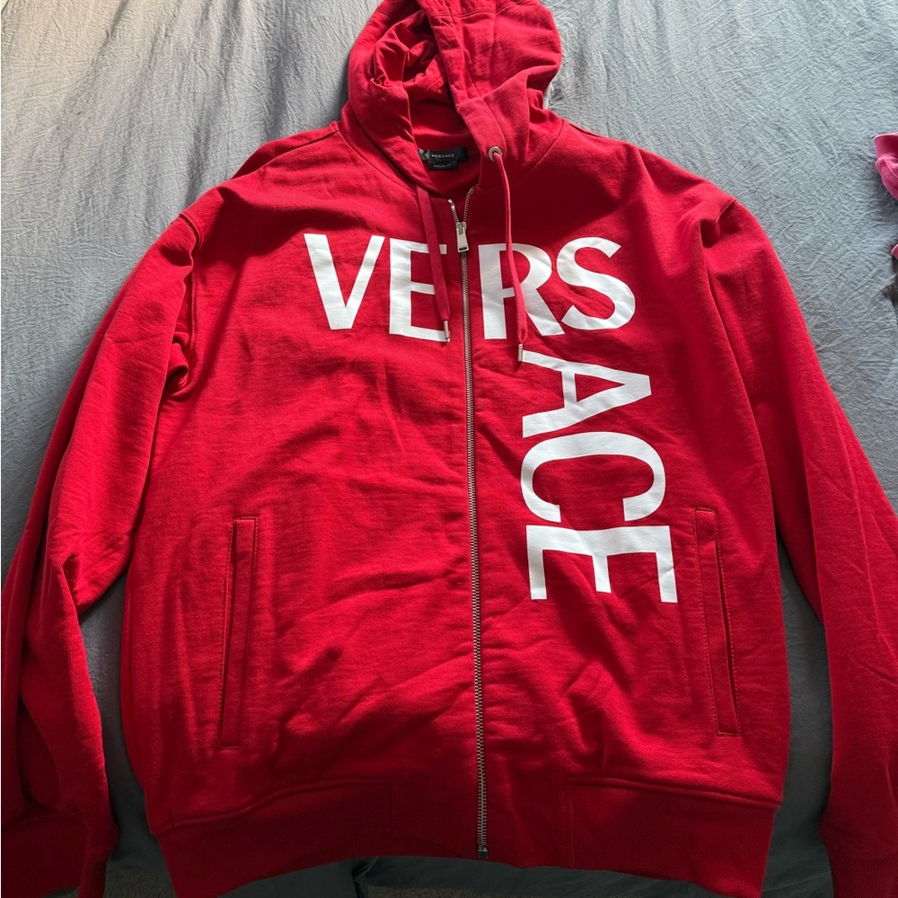 100% Authentic Versace Zip Up Sweater